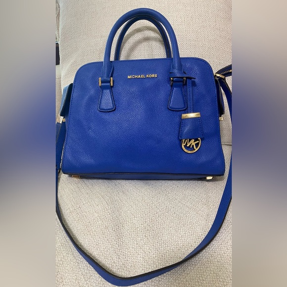 Michael Kors Blue Satchel - Picture 6 of 16